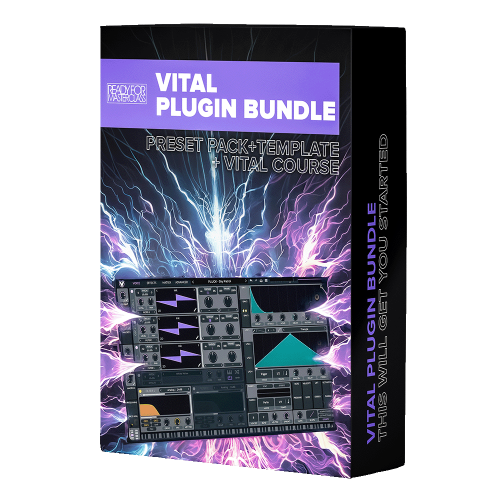 vital plugin bundle sale black Friday sale, trance tutorials, trance production class, techno tutorial, techno presets, vital preset pack, vital presets