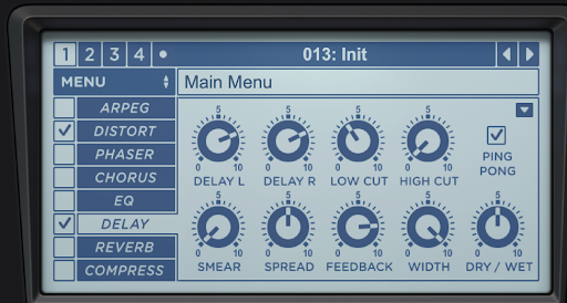 Adding Distortion iwhen creating a gritty acid sound in Sylenth1