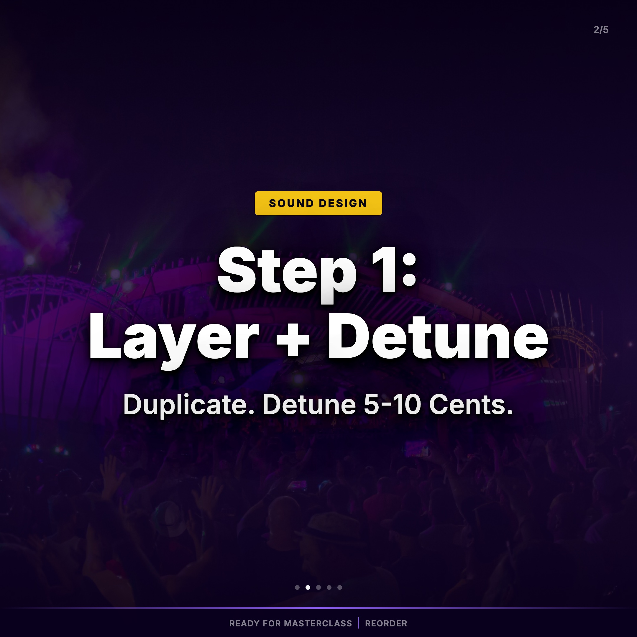 Layer and detune